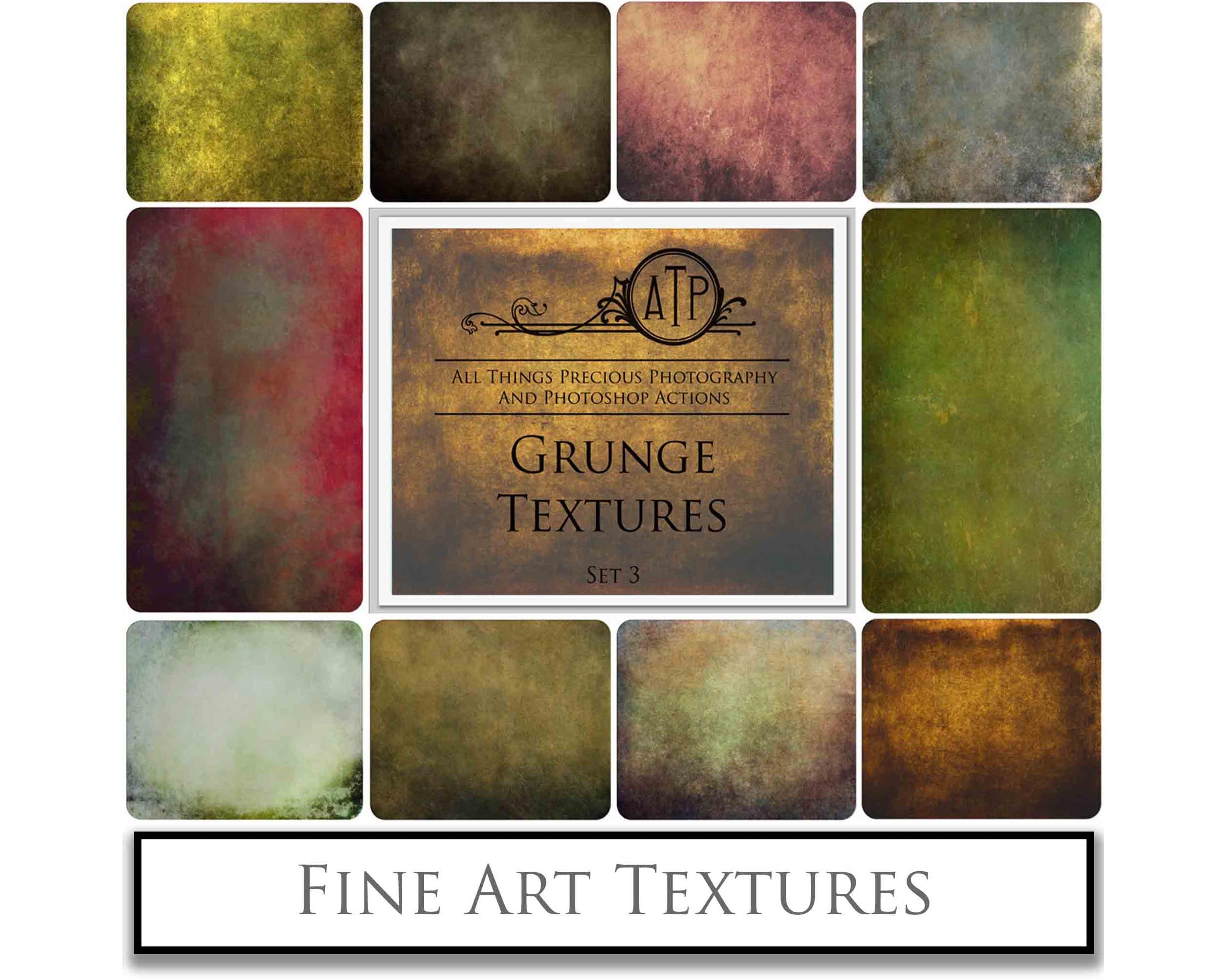 Fine art textures. Texture for photographers and digital editing. Photo Overlays. Antique, Vintage, Grunge, Light, Dark Bundle. Textured printable Canvas, Colour, Monochrome, Bundle. High resolution, 300dpi Graphic Assets for photography, digital scrapbooking and design. By ATP Textures
