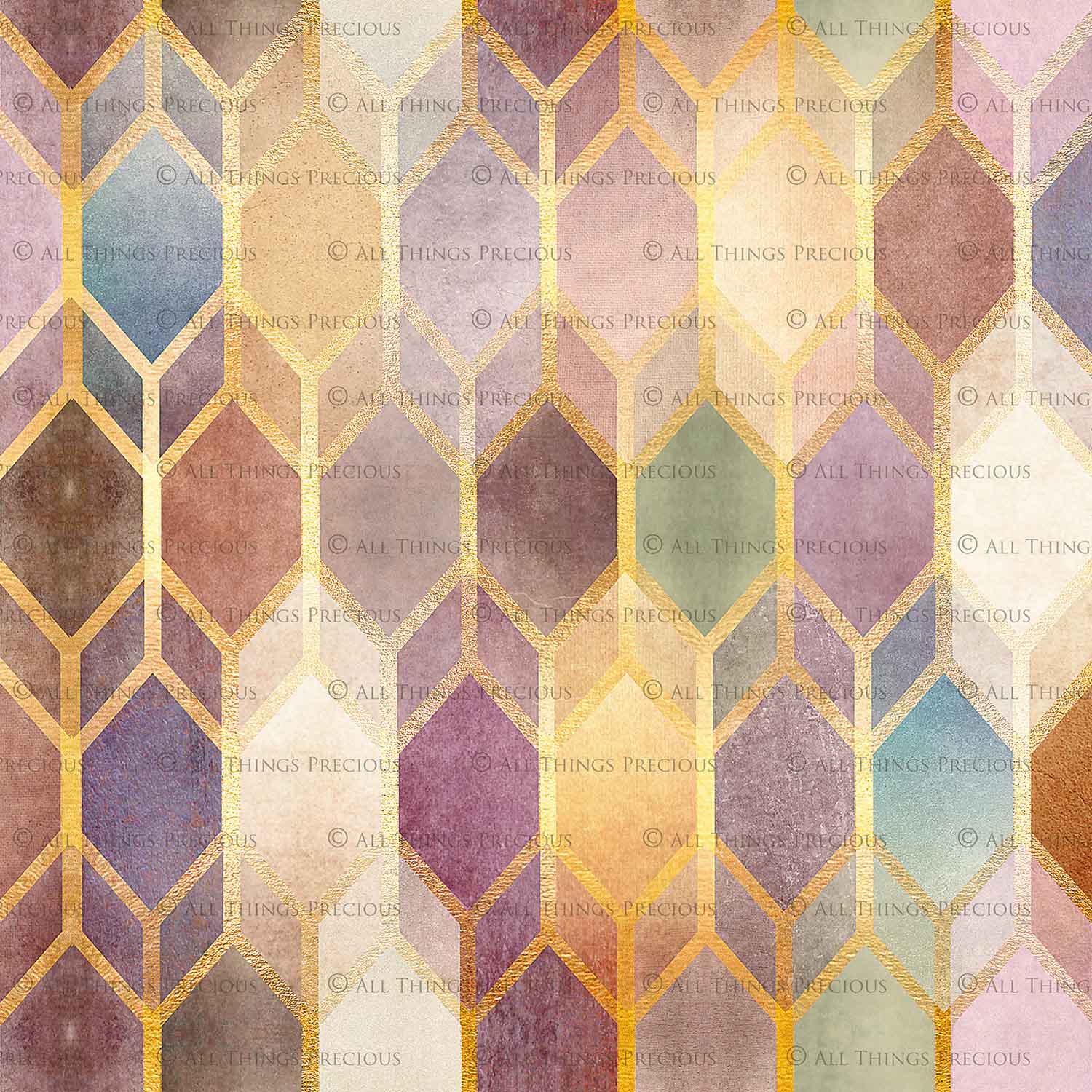 TEXTURED PATTERN Gold Multicoloured 3 - Digital Papers