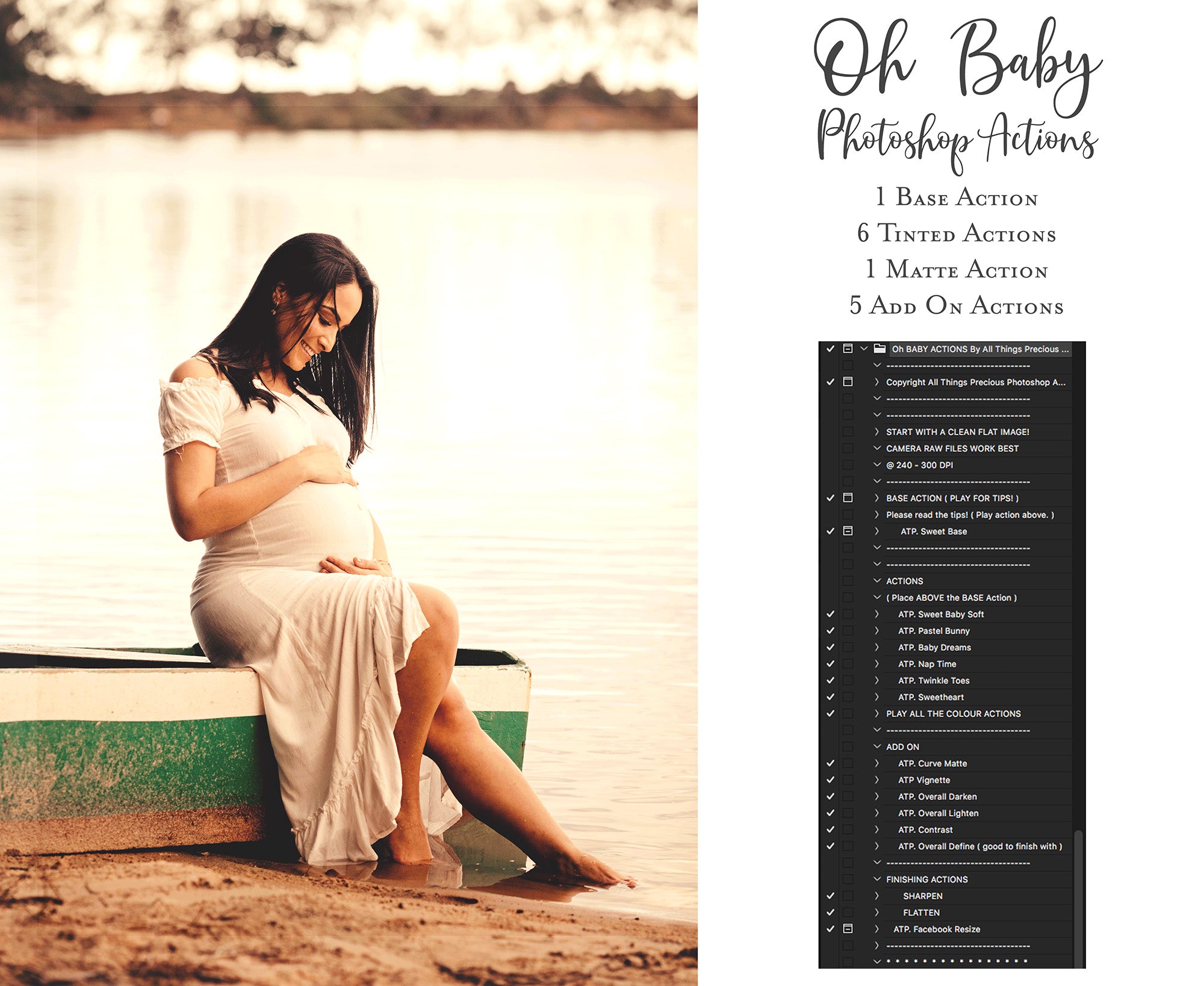 Photoshop Actions - OH BABY