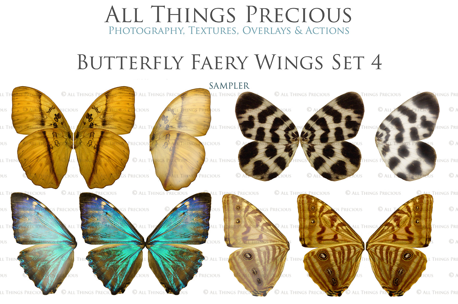 Digital Fairy Wing Overlays clipart. Png transparent see through files for photoshop. Photography editing. High resolution, 300dpi. Printable, Photography Graphic Assets, add on stock resources. Scrapbooking design. Fairy Photographer edit tools. Colourful. ATP Textures. Overlays. Actions, Printable design.