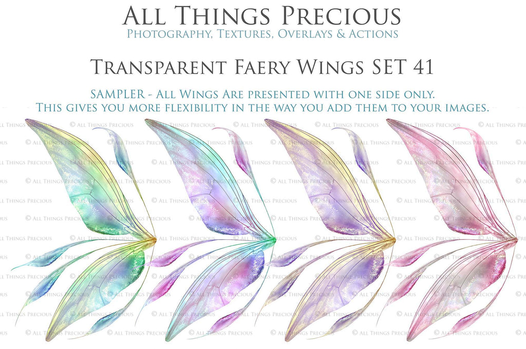 Digital Fairy Wings Overlays clipart. Png transparent see through files for photoshop. Butterfly Angel, Color, Print Photography editing. High resolution, 300dpi. Printable, Photography Graphic design assets, add on stock resources. Magical Scrapbooking design. Faery Photographer edit. Colorful Big Bundle. ATP Textures