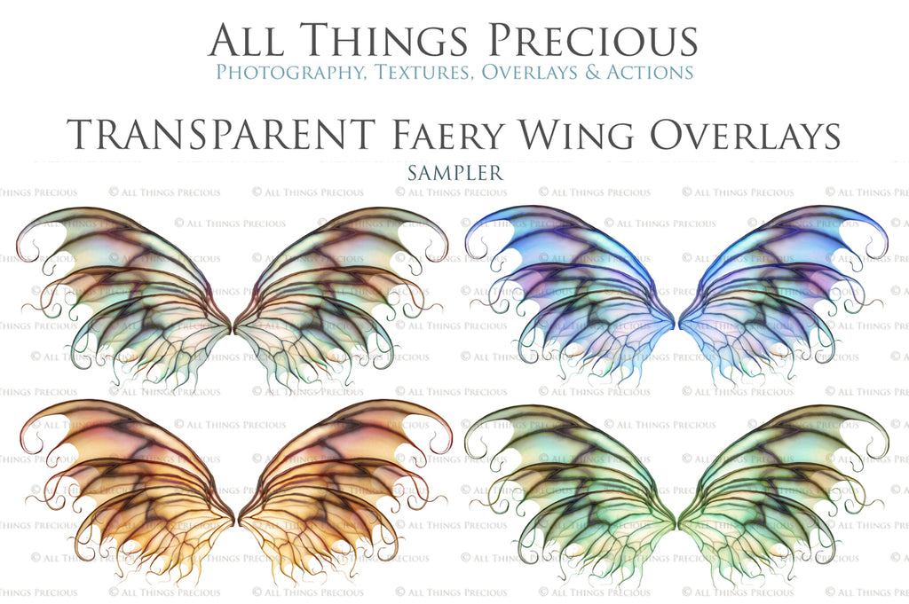 Digital Fairy Wings Overlays clipart. Png transparent see through files for photoshop. Butterfly Angel, Color, Print Photography editing. High resolution, 300dpi. Printable, Photography Graphic design assets, add on stock resources. Magical Scrapbooking design. Faery Photographer edit. Colorful Big Bundle. ATP Textures