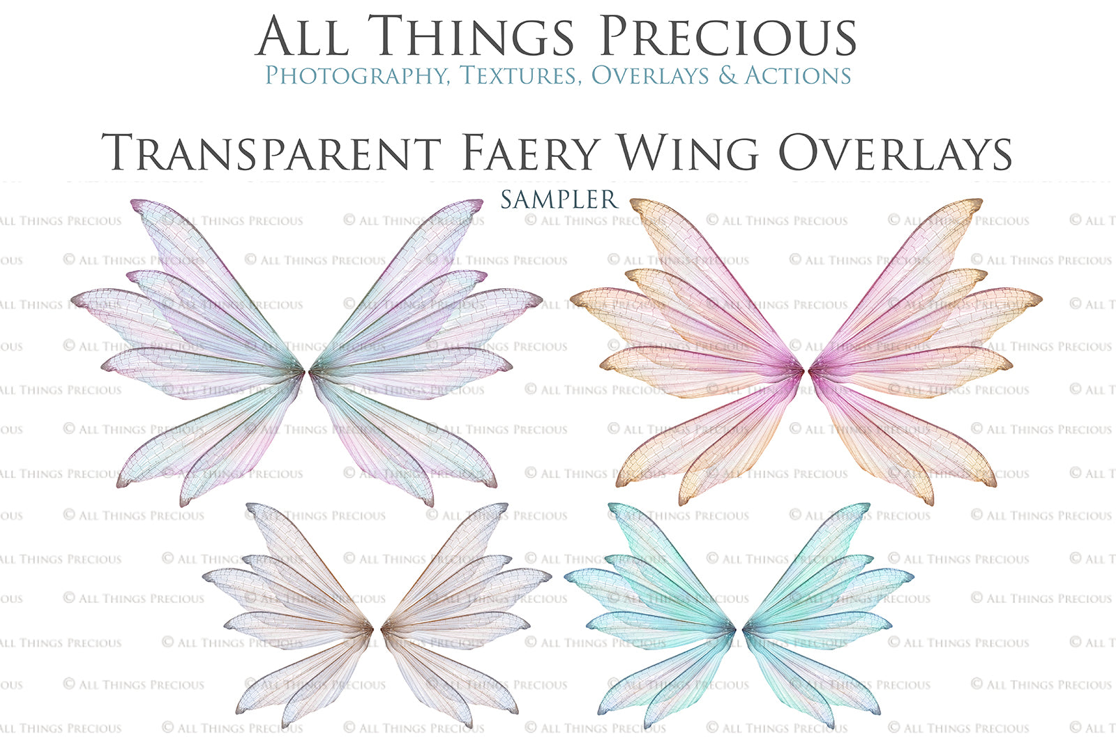 Digital Fairy Wing Overlays clipart. Png transparent see through files for photoshop. Butterfly Angel, Color, Print Photography editing. High resolution, 300dpi. Printable, Photography Graphic design assets, add on stock resources. Magical Scrapbooking design. Fairy Photographer edit. Colorful Big Bundle. ATP Textures.