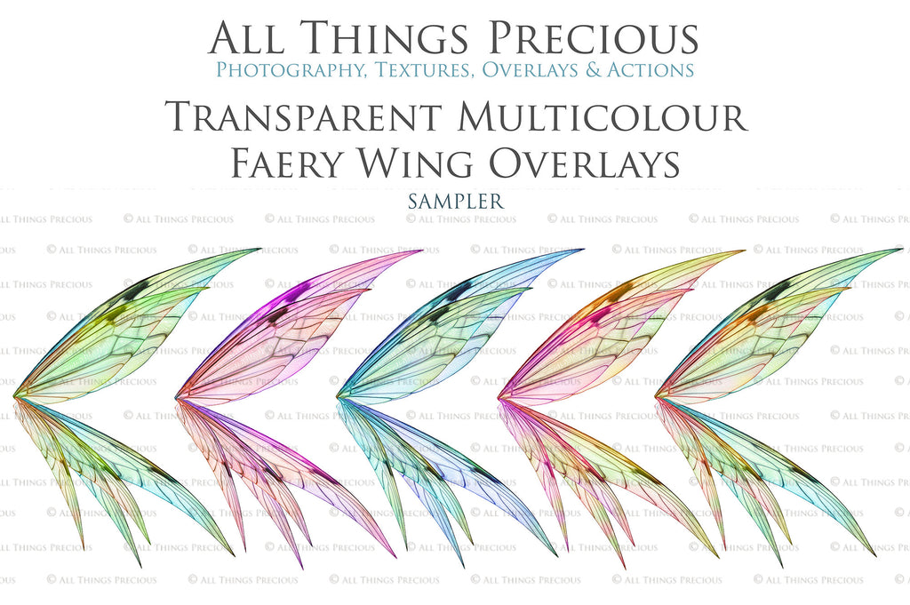 Fairy Wings Overlays For Photography, Photoshop, Digital art and Creatives. Transparent, high resolution wings for photographers. These are gorgeous PNG overlays for fantasy digital art and Child portraiture. colour, White fairy wings. Photo Overlays. Digital download. Graphic effects. ATP Textures