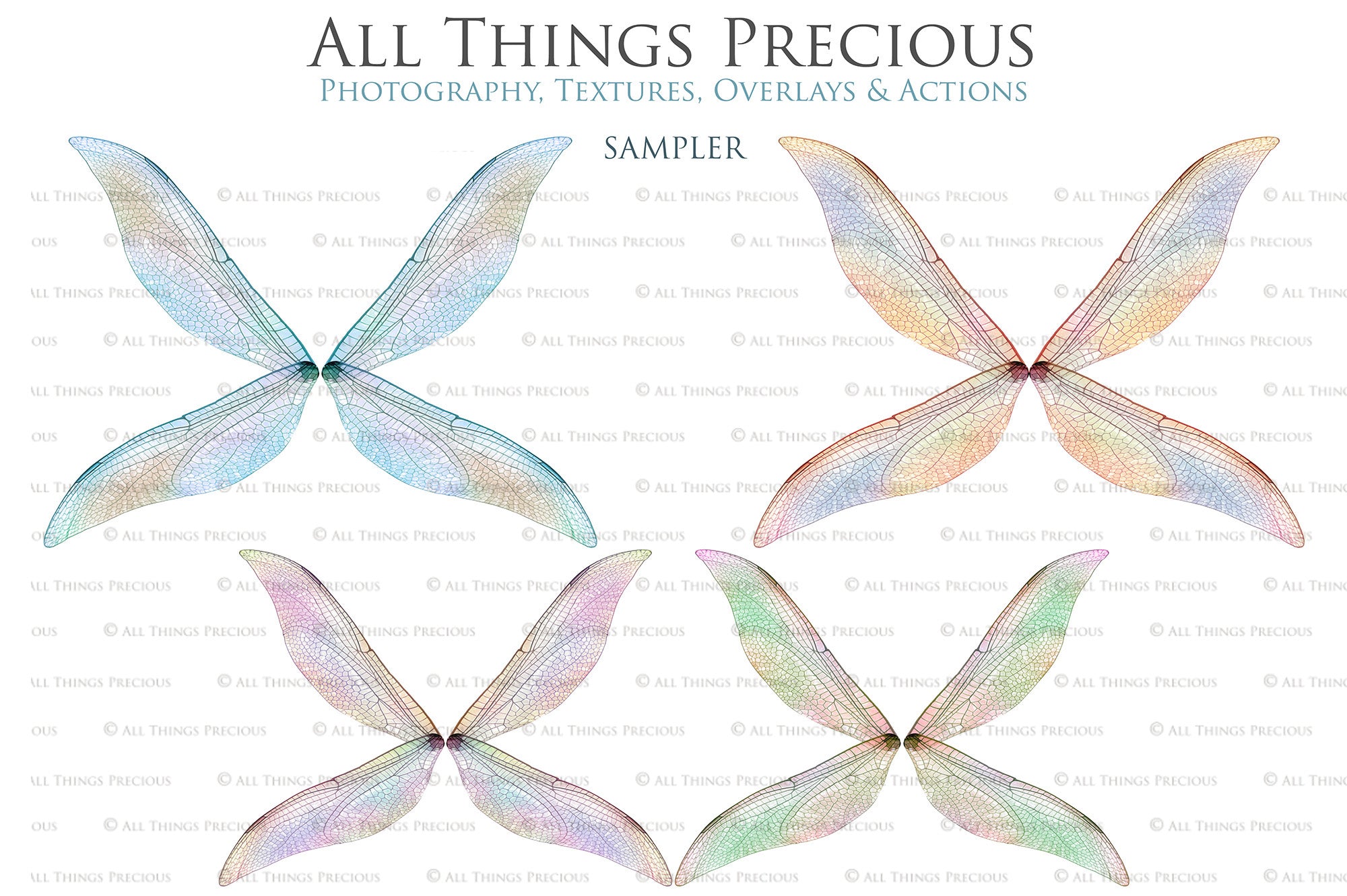 Digital Fairy Wing Overlays clipart. Png transparent see through files for photoshop. Butterfly Angel, Color, Print Photography editing. High resolution, 300dpi. Printable, Photography Graphic design assets, add on stock resources. Magical Scrapbooking design. Fairy Photographer edit. Colorful Big Bundle. ATP Textures.