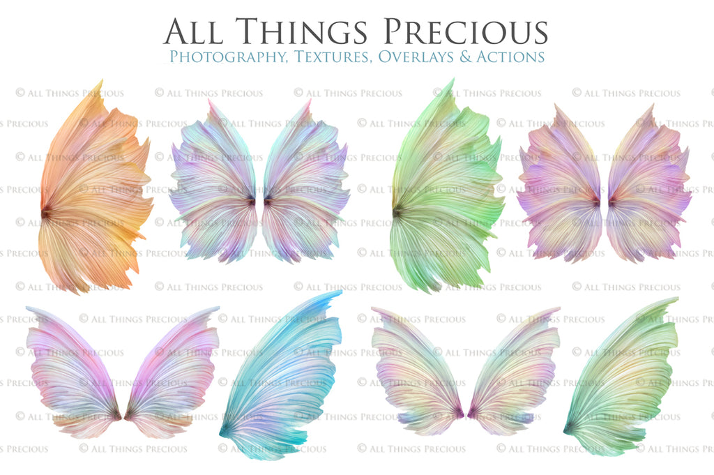 Png transparent Fairy Wing Overlays For Photographers, Photoshop, Digital art and Creatives. Transparent, high resolution, faery wings for photography! These are gorgeous PNG overlays for fantasy digital art and Child portraiture. These are white fairy wings. Graphic digital assets for design. Atp Textures