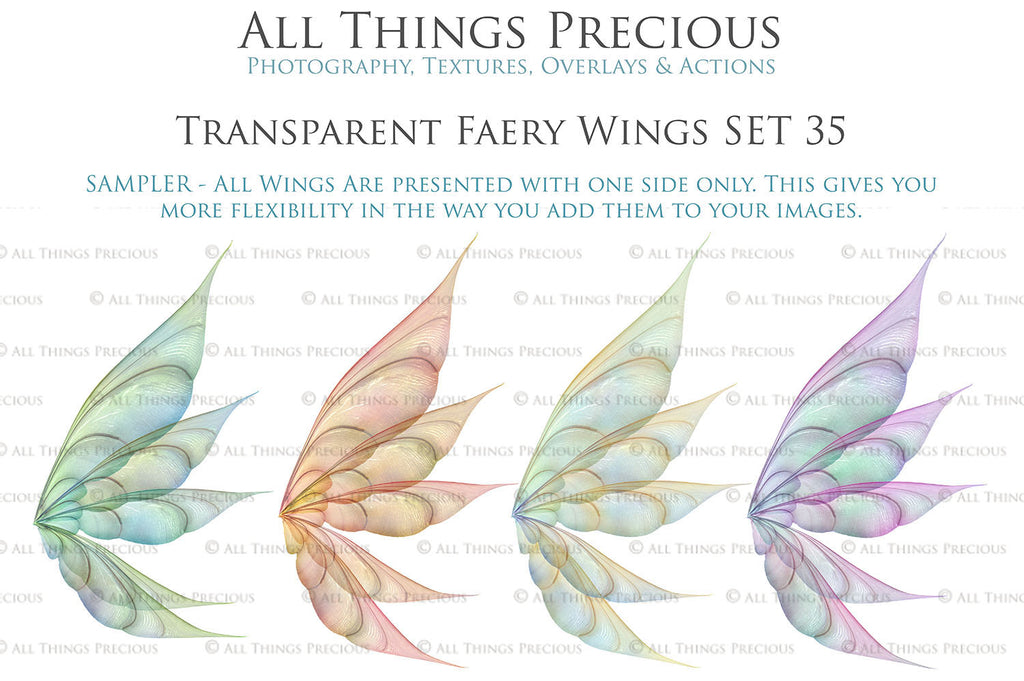 Digital Fairy Wings Overlays clipart. Png transparent see through files for photoshop. Butterfly Angel, Color, Print Photography editing. High resolution, 300dpi. Printable, Photography Graphic design assets, add on stock resources. Magical Scrapbooking design. Faery Photographer edit. Colorful Big Bundle. ATP Textures