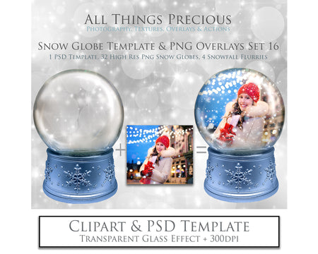 Digital Snow Globe Overlays, with snow flurries and a PSD Template included in the set. Transparent Glass Graphic Effects. Png Overlays with Photoshop Digital template file. High resolution, 300dpi. Visit the Website for more add ons, Actions, Overlays and Christmas Theme Products at ATP Textures.