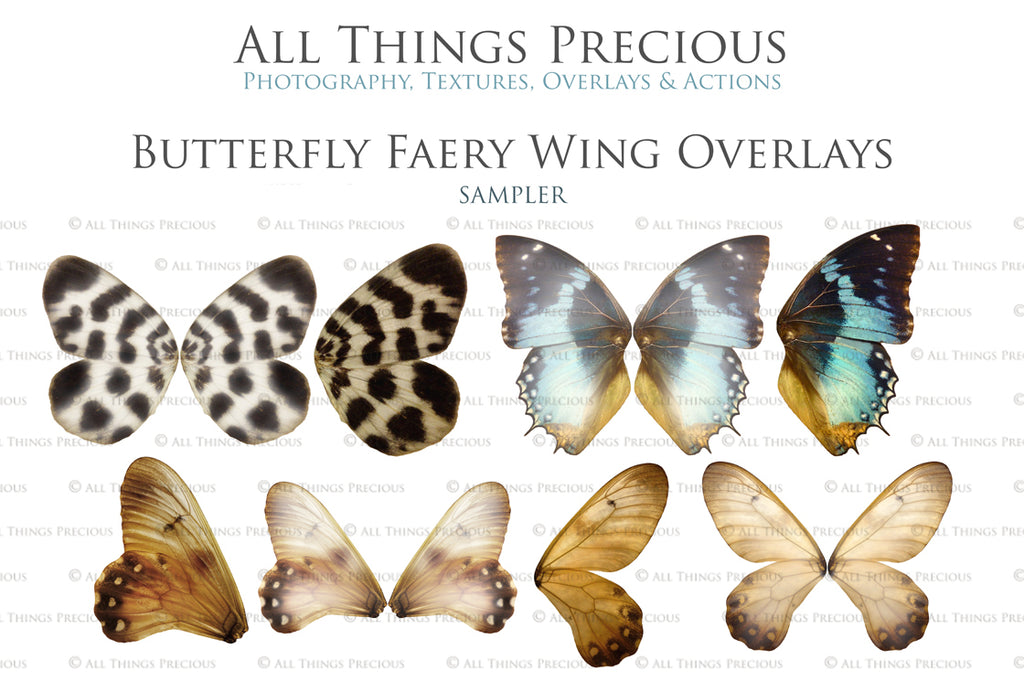 Digital Fairy Wing Overlays clipart. Png transparent see through files for photoshop. Photography editing. High resolution, 300dpi. Printable, Photography Graphic Assets, add on stock resources. Scrapbooking design. Fairy Photographer edit tools. Colourful. ATP Textures. Overlays. Actions, Printable design.