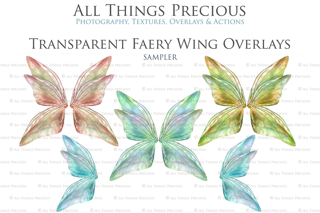 Digital Fairy Wings Overlays clipart. Png transparent see through files for photoshop. Butterfly Angel, Color, Print Photography editing. High resolution, 300dpi. Printable, Photography Graphic design assets, add on stock resources. Magical Scrapbooking design. Faery Photographer edit. Colorful Big Bundle. ATP Textures