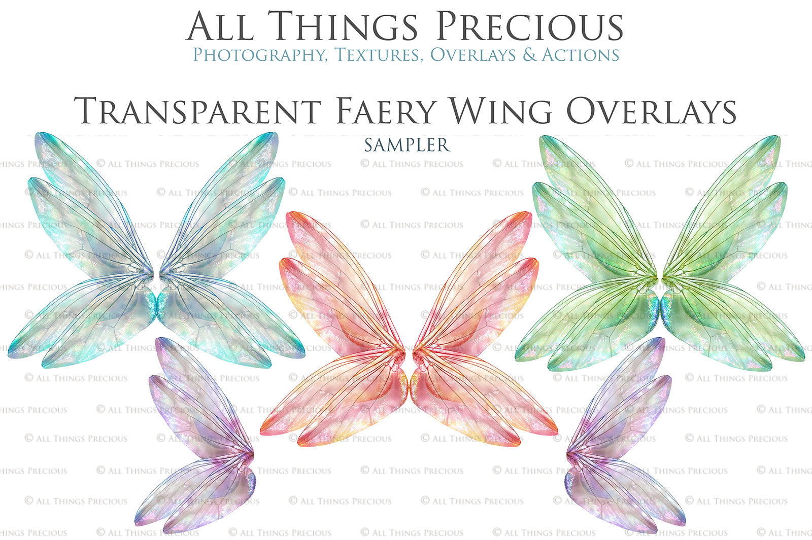 Digital Fairy Wing Overlays clipart. Png transparent see through files for photoshop. Butterfly Angel, Color, Print Photography editing. High resolution, 300dpi. Printable, Photography Graphic design assets, add on stock resources. Magical Scrapbooking design. Fairy Photographer edit. Colorful Big Bundle. ATP Textures.