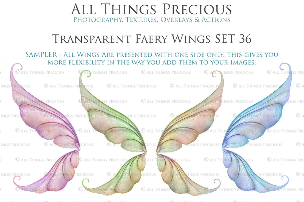 Digital Fairy Wings Overlays clipart. Png transparent see through files for photoshop. Butterfly Angel, Color, Print Photography editing. High resolution, 300dpi. Printable, Photography Graphic design assets, add on stock resources. Magical Scrapbooking design. Faery Photographer edit. Colorful Big Bundle. ATP Textures