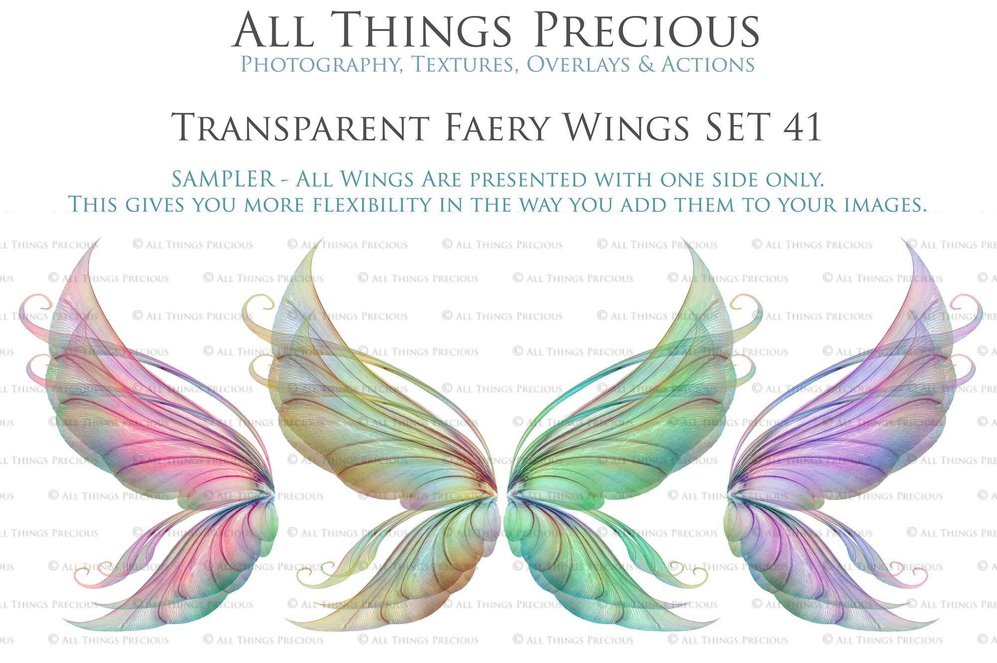 Digital Fairy Wings Overlays clipart. Png transparent see through files for photoshop. Butterfly Angel, Color, Print Photography editing. High resolution, 300dpi. Printable, Photography Graphic design assets, add on stock resources. Magical Scrapbooking design. Faery Photographer edit. Colorful Big Bundle. ATP Textures