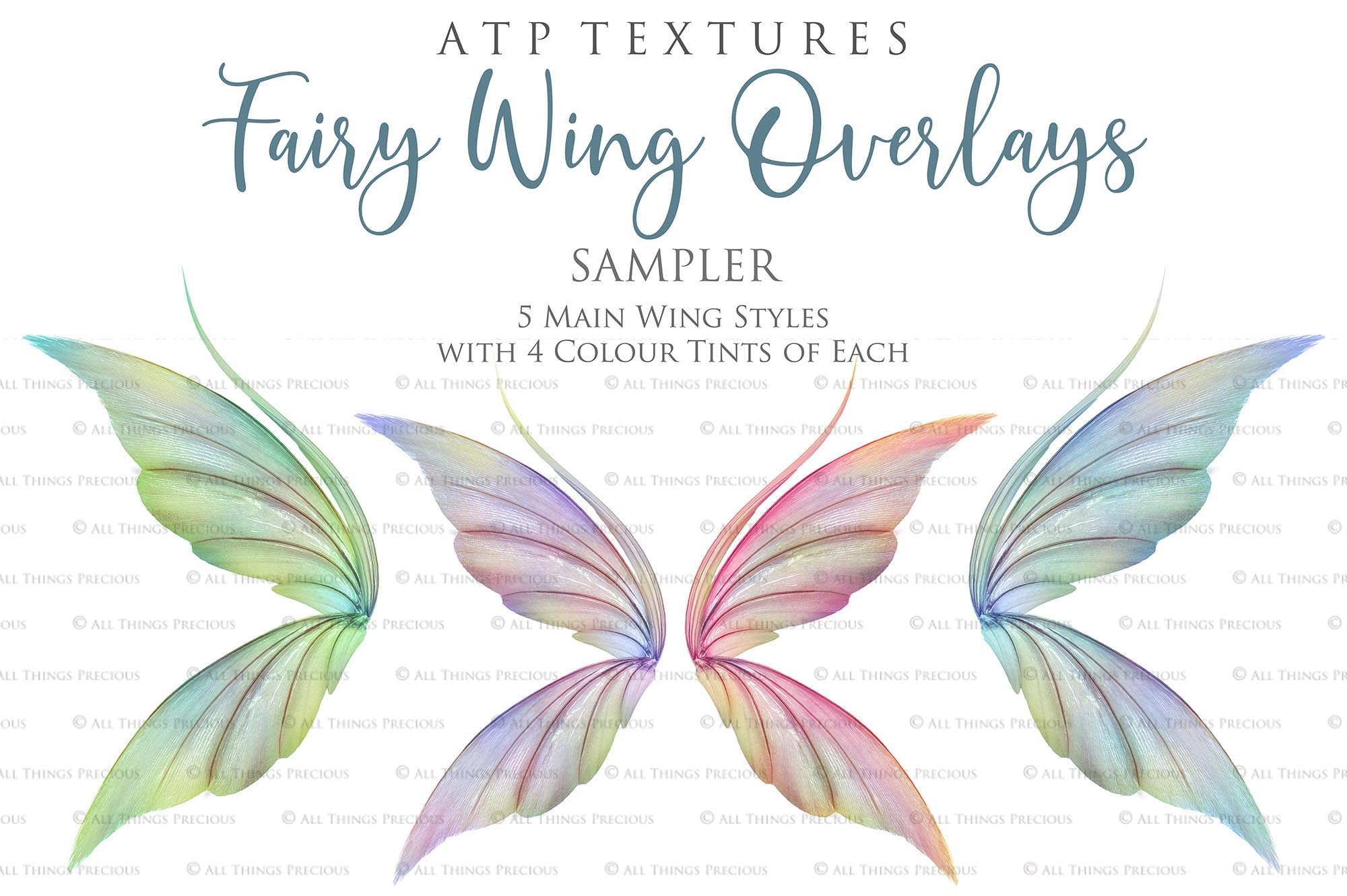 Digital Fairy Wings Overlays clipart. Png transparent see through files for photoshop. Butterfly Angel, Color, Print Photography editing. High resolution, 300dpi. Printable, Photography Graphic design assets, add on stock resources. Magical Scrapbooking design. Faery Photographer edit. Colorful Big Bundle. ATP Textures