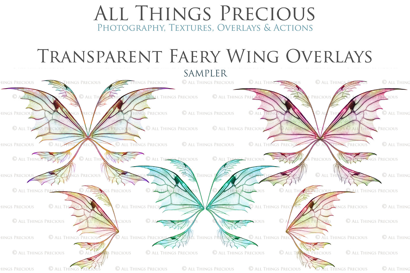 Digital Fairy Wings Overlays clipart. Png transparent see through files for photoshop. Butterfly Angel, Color, Print Photography editing. High resolution, 300dpi. Printable, Photography Graphic design assets, add on stock resources. Magical Scrapbooking design. Faery Photographer edit. Colorful Big Bundle. ATP Textures