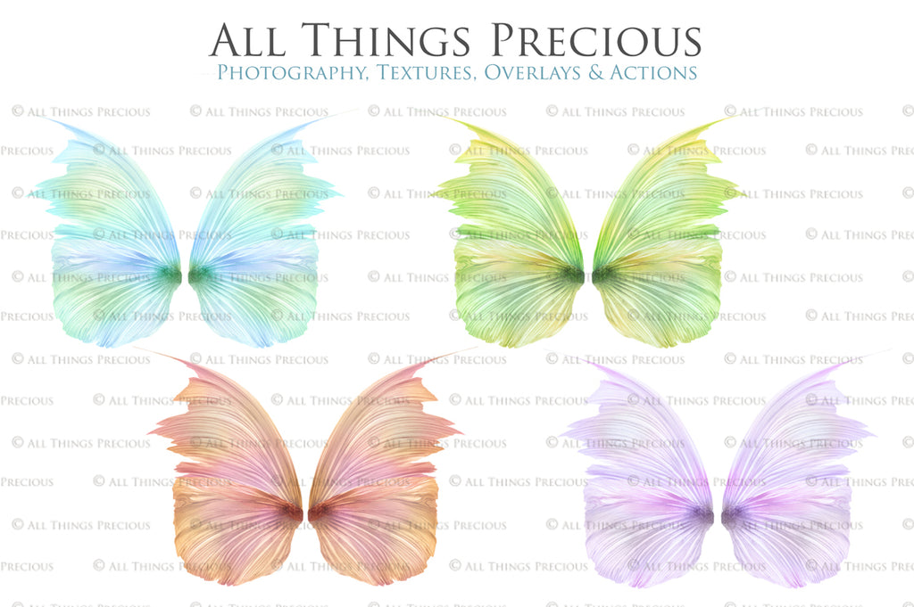 Png transparent Fairy Wing Overlays For Photographers, Photoshop, Digital art and Creatives. Transparent, high resolution, faery wings for photography! These are gorgeous PNG overlays for fantasy digital art and Child portraiture. These are white fairy wings. Graphic digital assets for design. Atp Textures