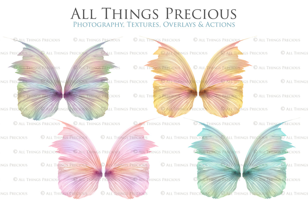 Png transparent Fairy Wing Overlays For Photographers, Photoshop, Digital art and Creatives. Transparent, high resolution, faery wings for photography! These are gorgeous PNG overlays for fantasy digital art and Child portraiture. These are white fairy wings. Graphic digital assets for design. Atp Textures