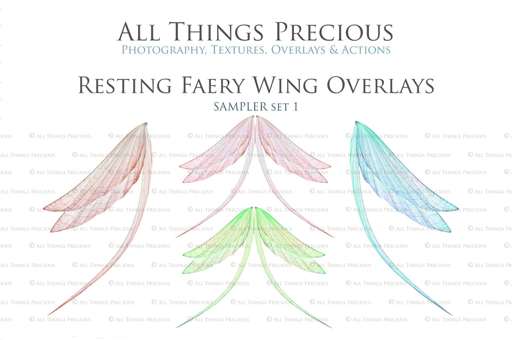 Digital Fairy Wing Overlays clipart. Png transparent see through files for photoshop. Butterfly Angel, Color, Print Photography editing. High resolution, 300dpi. Printable, Photography Graphic design assets, add on stock resources. Magical Scrapbooking design. Fairy Photographer edit. Colorful Big Bundle. ATP Textures.