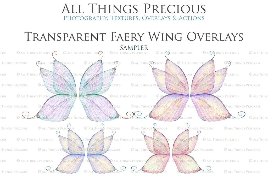 Digital Fairy Wing Overlays clipart. Png transparent see through files for photoshop. Butterfly Angel, Color, Print Photography editing. High resolution, 300dpi. Printable, Photography Graphic design assets, add on stock resources. Magical Scrapbooking design. Fairy Photographer edit. Colorful Big Bundle. ATP Textures.