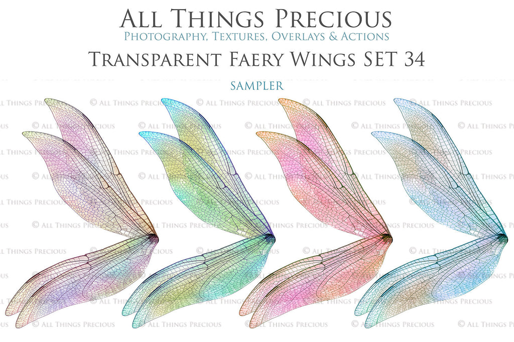 Digital Fairy Wings Overlays clipart. Png transparent see through files for photoshop. Butterfly Angel, Color, Print Photography editing. High resolution, 300dpi. Printable, Photography Graphic design assets, add on stock resources. Magical Scrapbooking design. Faery Photographer edit. Colorful Big Bundle. ATP Textures