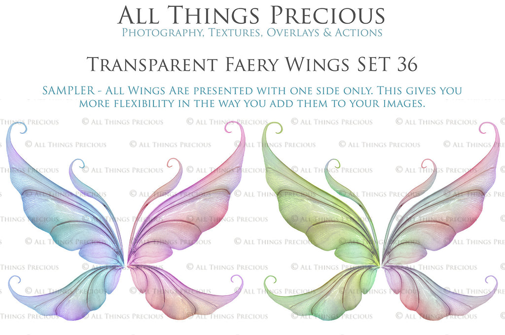 Digital Fairy Wings Overlays clipart. Png transparent see through files for photoshop. Butterfly Angel, Color, Print Photography editing. High resolution, 300dpi. Printable, Photography Graphic design assets, add on stock resources. Magical Scrapbooking design. Faery Photographer edit. Colorful Big Bundle. ATP Textures