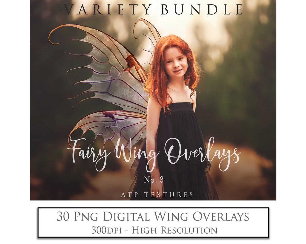 Fairy Wings Overlays For Photography, Photoshop, Digital art and Creatives. Transparent, high resolution wings for photographers. These are gorgeous PNG overlays for fantasy digital art and Child portraiture. colour, White fairy wings. Photo Overlays. Digital download. Graphic effects. ATP Textures