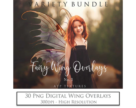 Fairy Wings Overlays For Photography, Photoshop, Digital art and Creatives. Transparent, high resolution wings for photographers. These are gorgeous PNG overlays for fantasy digital art and Child portraiture. colour, White fairy wings. Photo Overlays. Digital download. Graphic effects. ATP Textures