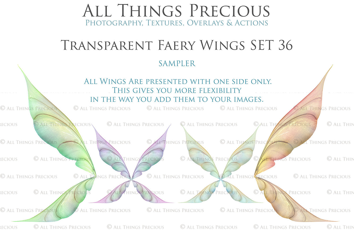 Digital Fairy Wings Overlays clipart. Png transparent see through files for photoshop. Butterfly Angel, Color, Print Photography editing. High resolution, 300dpi. Printable, Photography Graphic design assets, add on stock resources. Magical Scrapbooking design. Faery Photographer edit. Colorful Big Bundle. ATP Textures