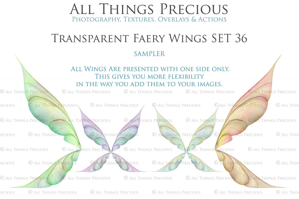 Digital Fairy Wings Overlays clipart. Png transparent see through files for photoshop. Butterfly Angel, Color, Print Photography editing. High resolution, 300dpi. Printable, Photography Graphic design assets, add on stock resources. Magical Scrapbooking design. Faery Photographer edit. Colorful Big Bundle. ATP Textures