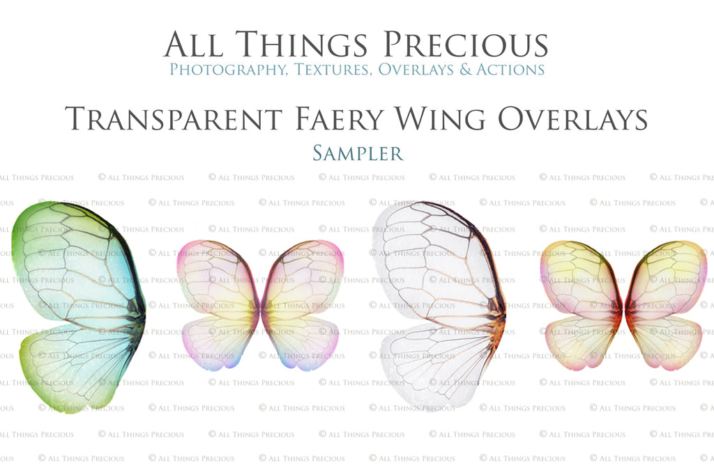 Digital Fairy Wing Overlays clipart. Png transparent see through files for photoshop. Butterfly Angel, Color, Print Photography editing. High resolution, 300dpi. Printable, Photography Graphic design assets, add on stock resources. Magical Scrapbooking design. Fairy Photographer edit. Colorful Big Bundle. ATP Textures.