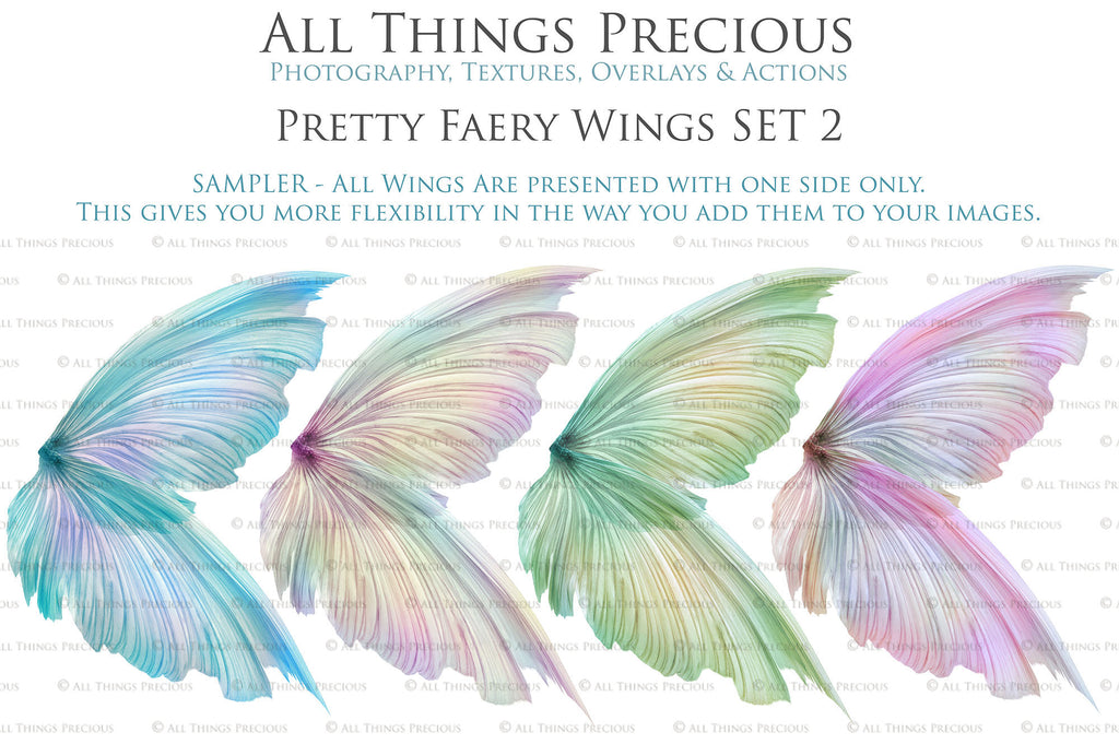 Png transparent Fairy Wing Overlays For Photographers, Photoshop, Digital art and Creatives. Transparent, high resolution, faery wings for photography! These are gorgeous PNG overlays for fantasy digital art and Child portraiture. These are white fairy wings. Graphic digital assets for design. Atp Textures