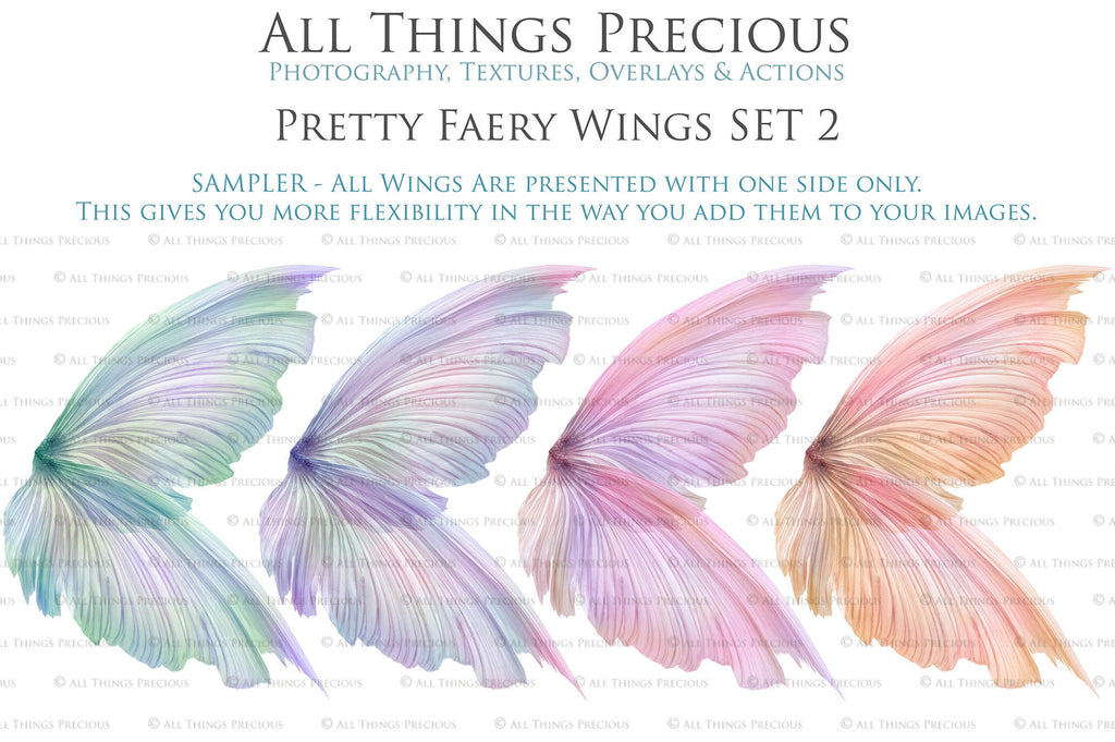 Png transparent Fairy Wing Overlays For Photographers, Photoshop, Digital art and Creatives. Transparent, high resolution, faery wings for photography! These are gorgeous PNG overlays for fantasy digital art and Child portraiture. These are white fairy wings. Graphic digital assets for design. Atp Textures