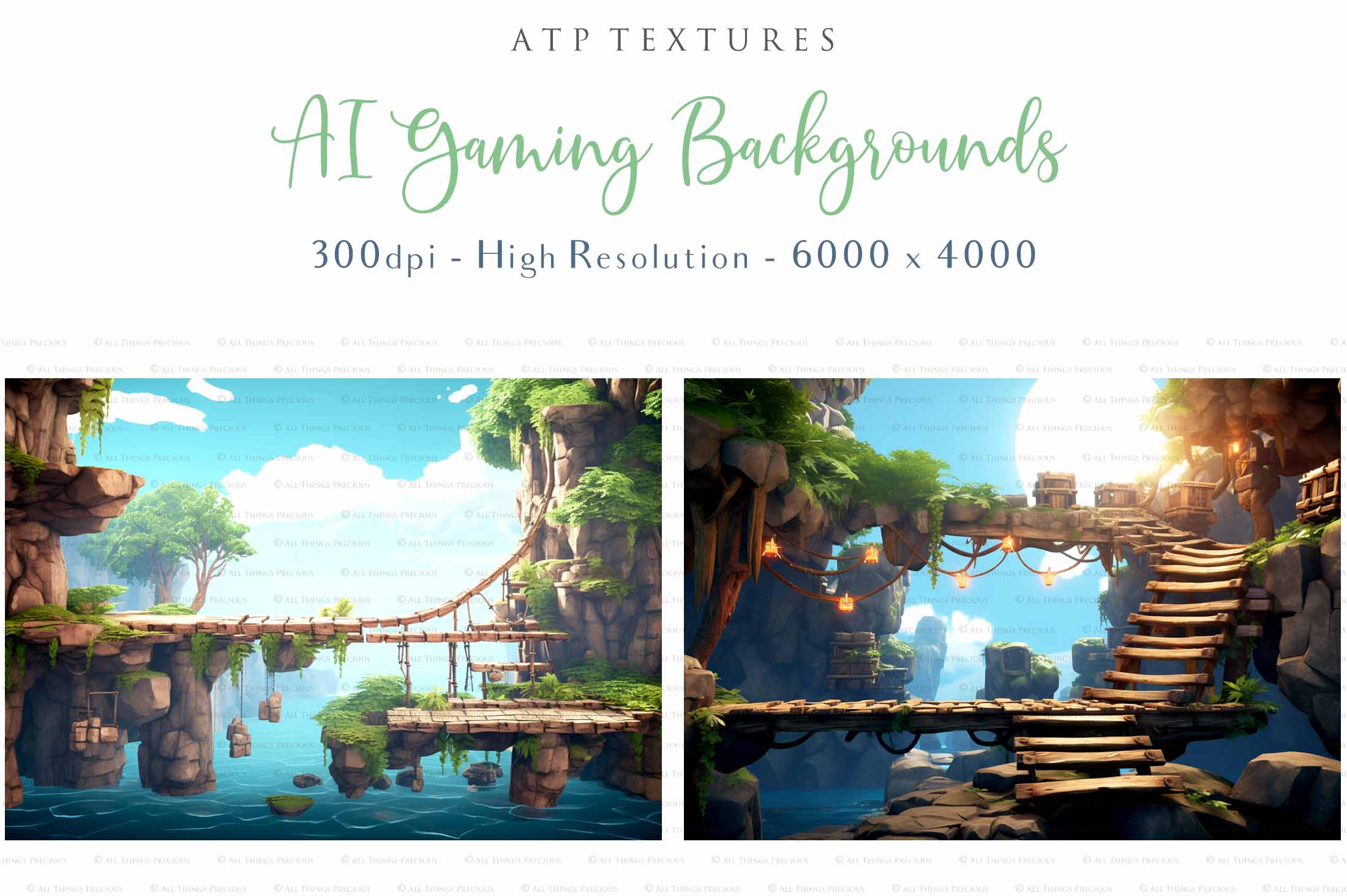 AI digital Background for Scrapbooking, Photographers, Artists and Creatives. Jpeg Gaming Platform Backgrounds. Each file is 300dpi, 4000x6000. In Jpeg format and high resolution.The files average between 7MB to 11MB each.You can print them as a backdrop, digital paper or use as a background for your photography.  ATP Textures