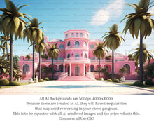 Load image into Gallery viewer, AI Digital - 40 PINK BARBIE SCENE BACKGROUNDS
