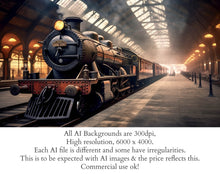 Load image into Gallery viewer, AI Digital - 24 TRAIN PLATFORM BACKGROUNDS - Set 1
