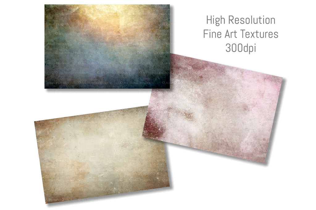 Fine Art Textures for photographers and digital editing. Photo Overlays. Antique, Vintage, Grunge, Light, Dark Variety Bundle.  Graphic Assets for photography and design. By ATP Textures