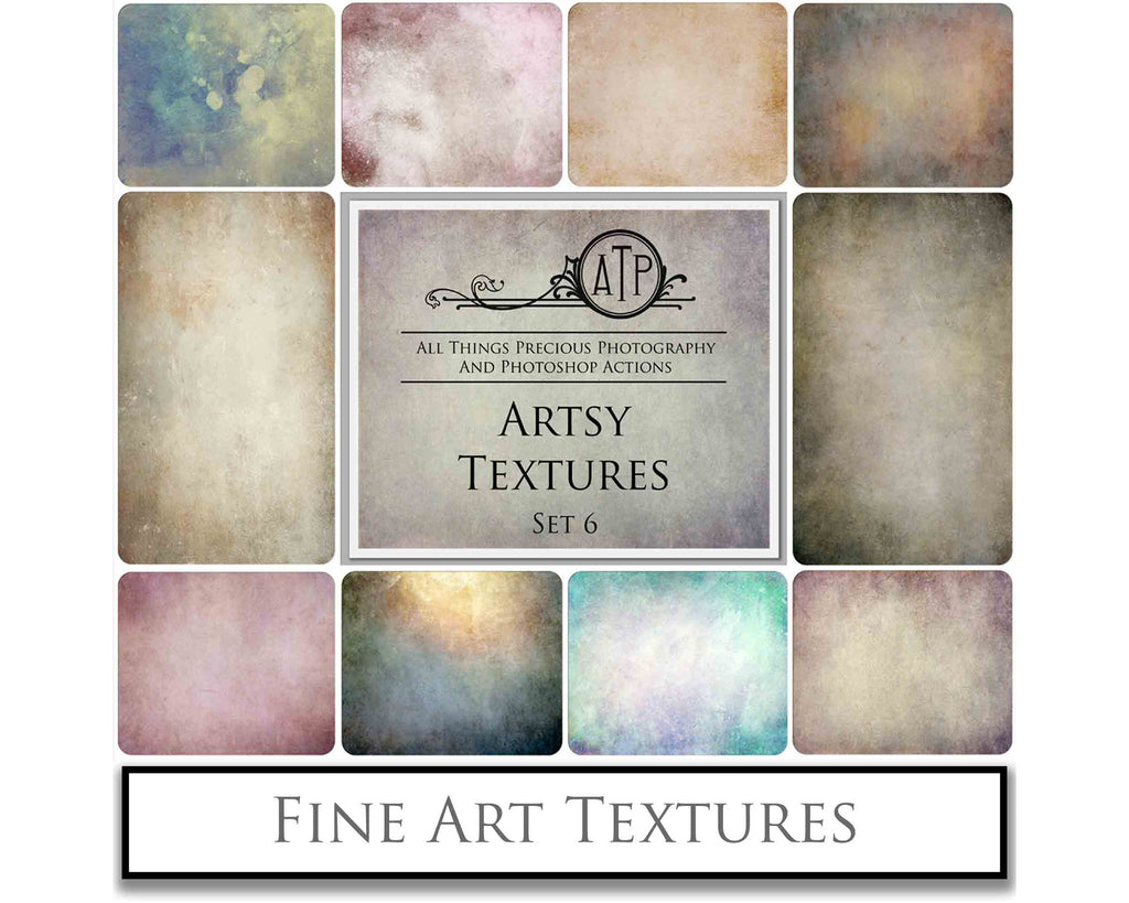 Fine Art Textures for photographers and digital editing. Photo Overlays. Antique, Vintage, Grunge, Light, Dark Variety Bundle.  Graphic Assets for photography and design. By ATP Textures