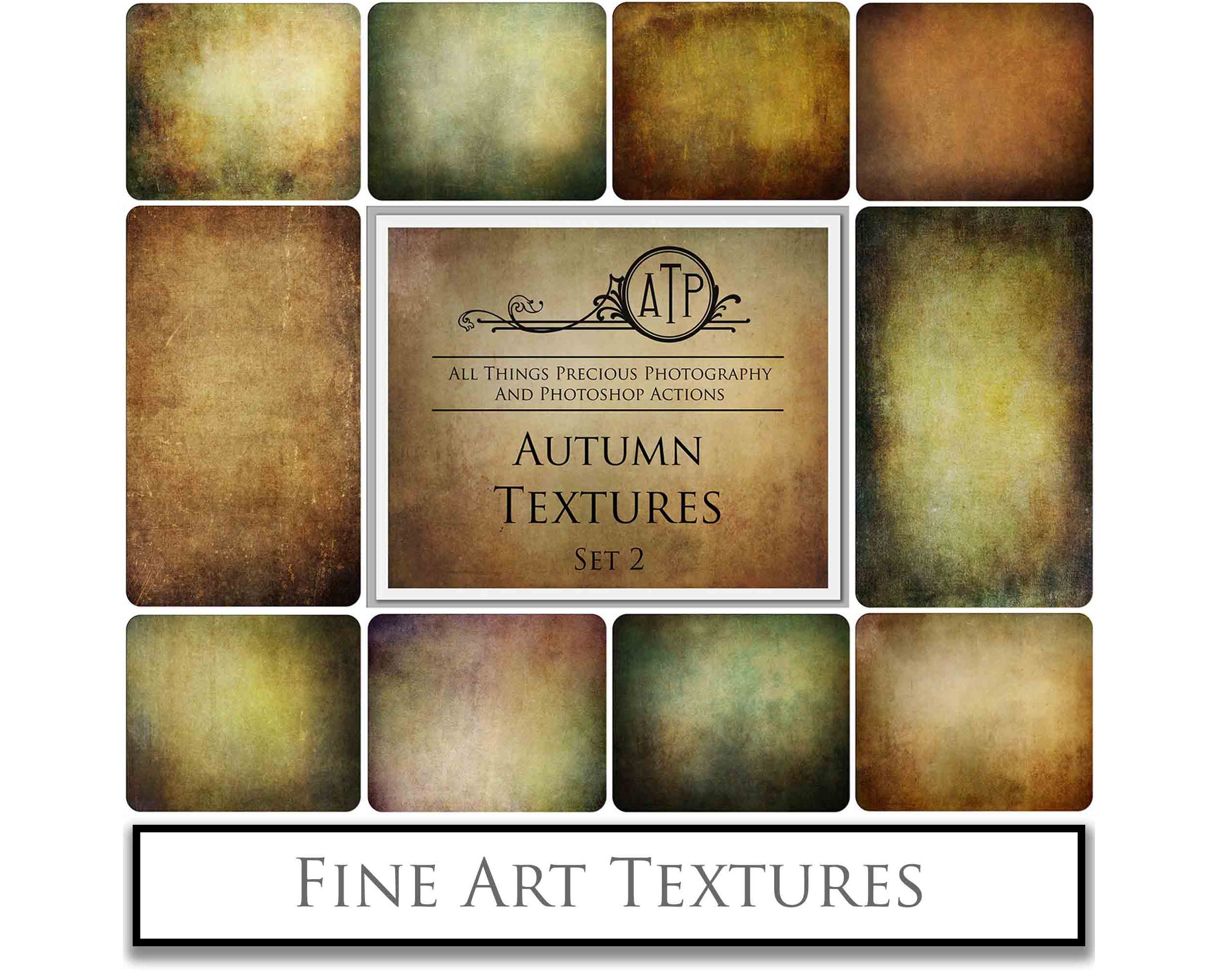 Fine Art Textures for photographers and digital editing. Photo Overlays. Antique, Vintage, Grunge, Warm, Rich, Scratch, Canvas, Light, Dark Variety Bundle.  Graphic Assets for photography and design. By ATP Textures