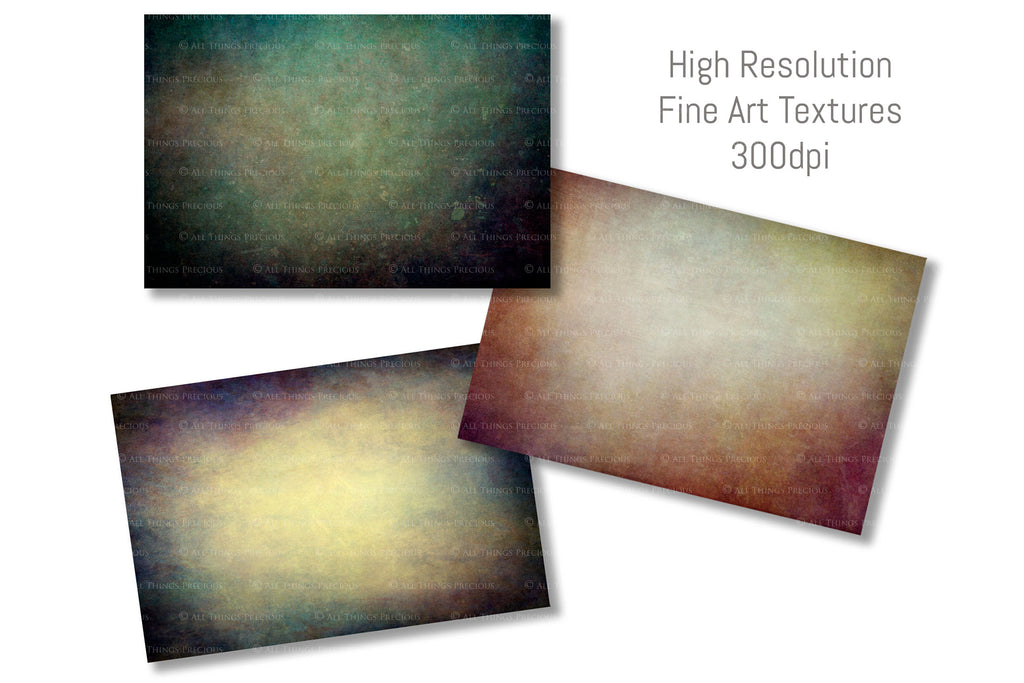 10 Fine Art TEXTURES - BACKGROUND / BACKDROPS Set 10