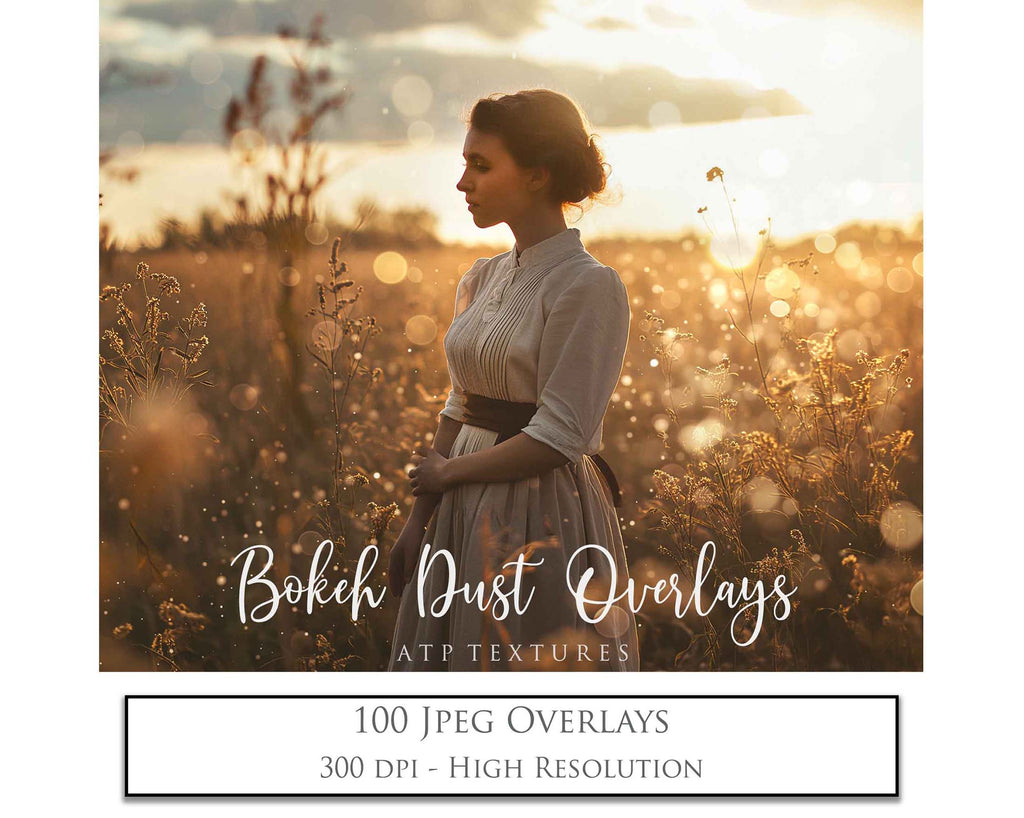 100 Particle and Bokeh Dust Overlays Graphic effects for editing. These are in Jpeg format. Print in a large size without altering the overall quality. High resolution Digital file Download. Dust motes, lighting Add ons. ATP Textures.