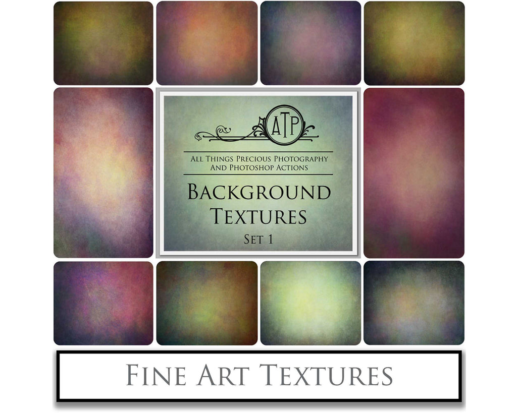 Fine Art Textures. For photography or print as backdrops. High resolution download files. Grunge, Warm, Light, Digital Add Ons. Canvas, Dark, Painterly, Color design. Digital Background Jpeg overlay. Printable Wall Art, Photoshop editing Graphic Assets. by ATP textures.