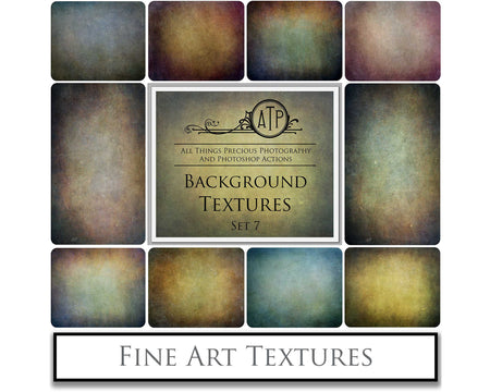 Fine Art Textures. For photography or print as backdrops. High resolution download files. Grunge, Warm, Light, Digital Add Ons. Canvas, Dark, Painterly, Color design. Jpeg overlay. photoshop editing graphic assets. by ATP textures.