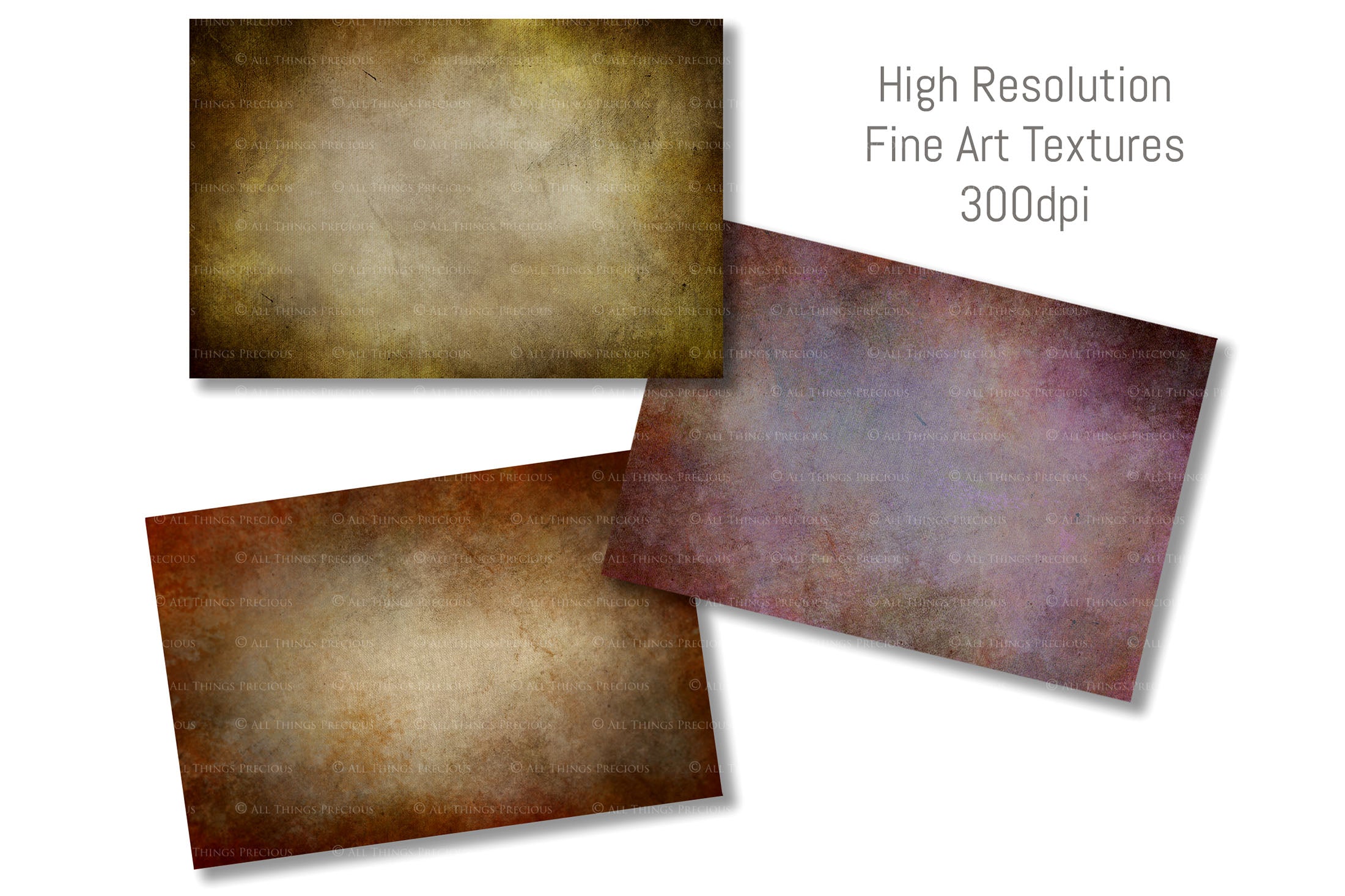 Fine Art Textures for photographers and digital editing. Photo Overlays. Antique, Vintage, Grunge, Light, Dark Variety Bundle.  Textured printable Canvas, Colour, Monochrome, Bundle. High resolution, 300dpi Graphic Assets for photography, digital scrapbooking and design. By ATP Textures