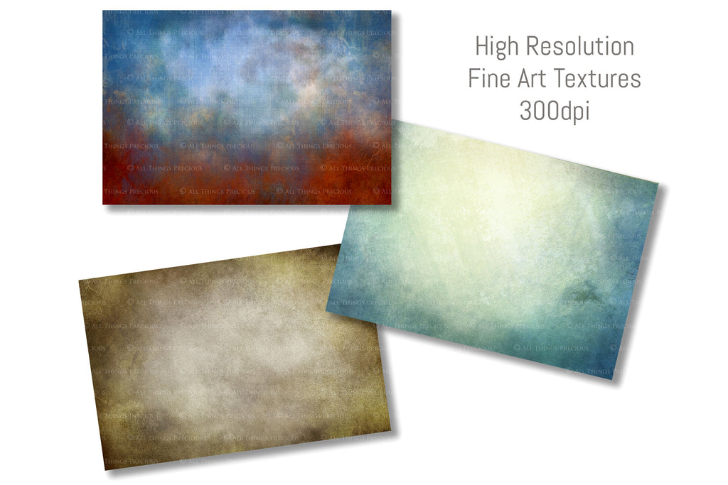 Fine Art Textures for photographers and digital editing. Photo Overlays. Antique, Vintage, Grunge, Light, Dark Variety Bundle.  Textured printable Canvas, Colour, Monochrome, Bundle. High resolution, 300dpi Graphic Assets for photography, digital scrapbooking and design. By ATP Textures