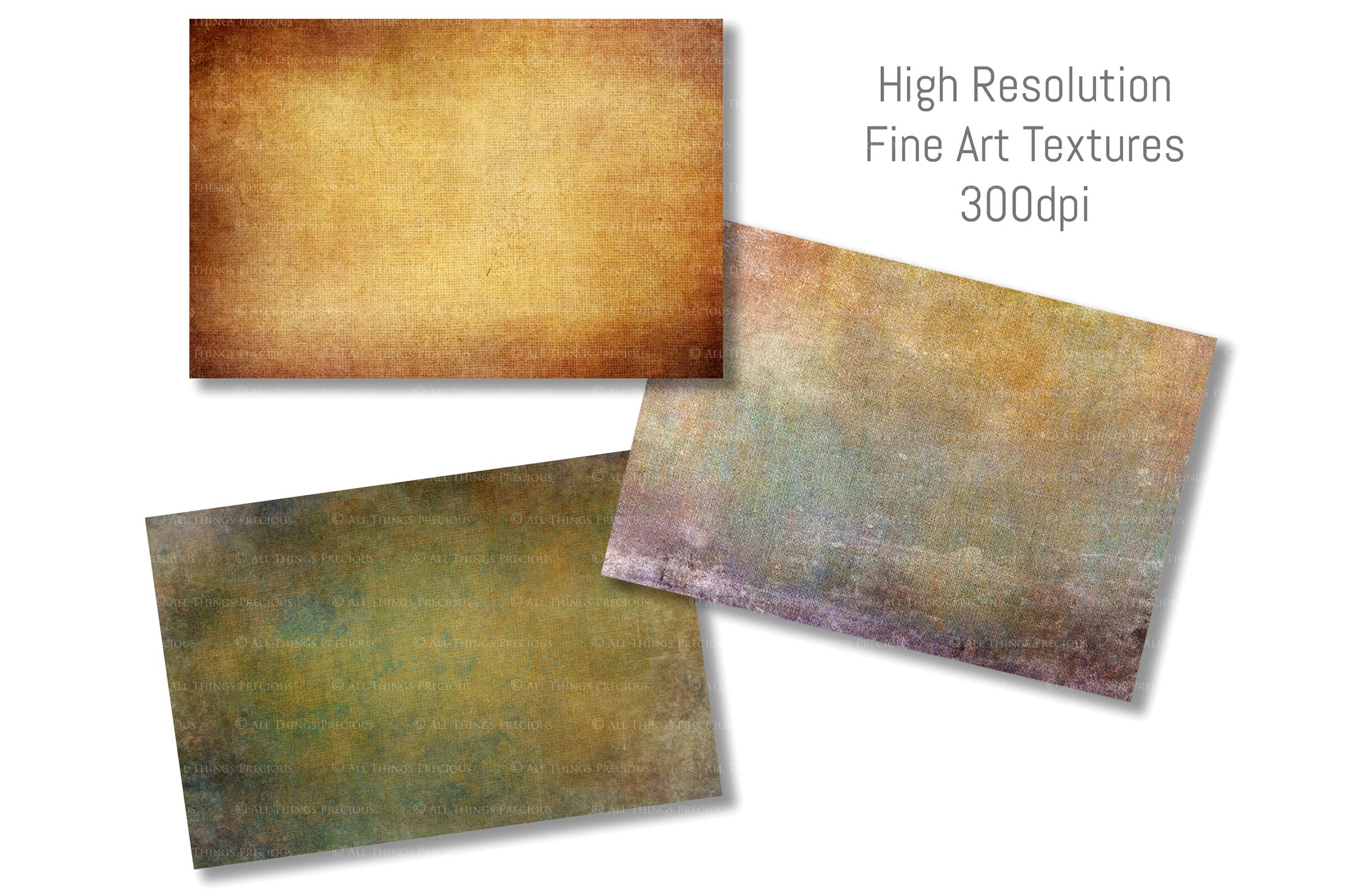 Fine Art Textures for photographers and digital editing. Photo Overlays. Antique, Vintage, Grunge, Light, Dark Variety Bundle.  Textured printable Canvas, Colour, Monochrome, Bundle. High resolution, 300dpi Graphic Assets for photography, digital scrapbooking and design. By ATP Textures