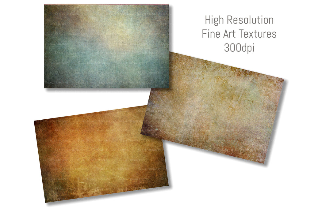 Fine Art Textures for photographers and digital editing. Photo Overlays. Antique, Vintage, Grunge, Light, Dark Variety Bundle.  Textured printable Canvas, Colour, Monochrome, Bundle. High resolution, 300dpi Graphic Assets for photography, digital scrapbooking and design. By ATP Textures