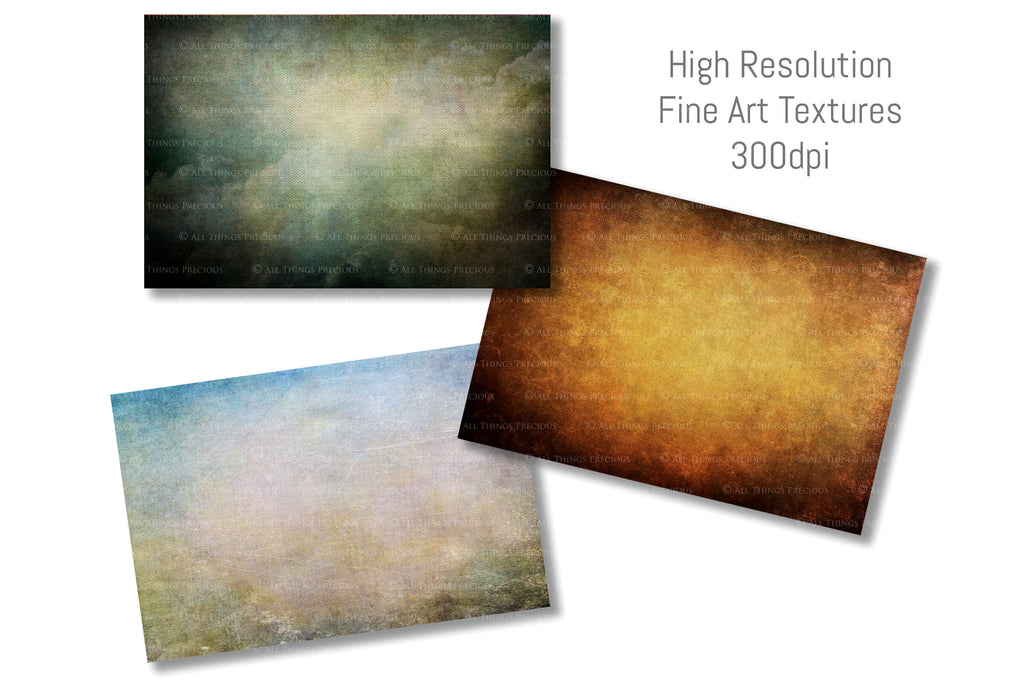 Fine Art Textures for photographers and digital editing. Photo Overlays. Antique, Vintage, Grunge, Light, Dark Variety Bundle.  Textured printable Canvas, Colour, Monochrome, Bundle. High resolution, 300dpi Graphic Assets for photography, digital scrapbooking and design. By ATP Textures