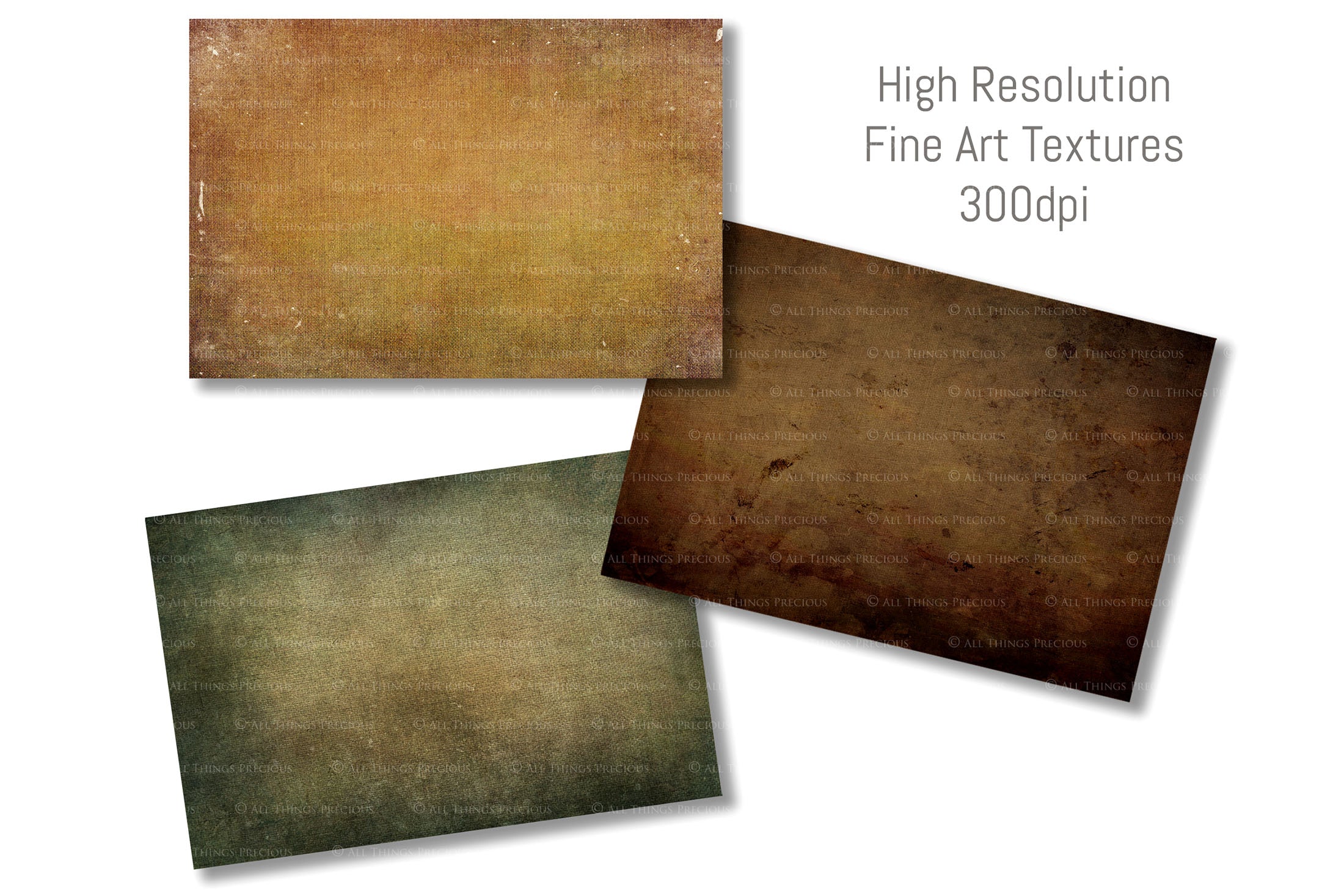 Fine Art Textures for photographers and digital editing. Photo Overlays. Antique, Vintage, Grunge, Light, Dark Variety Bundle.  Textured printable Canvas, Colour, Monochrome, Bundle. High resolution, 300dpi Graphic Assets for photography, digital scrapbooking and design. By ATP Textures