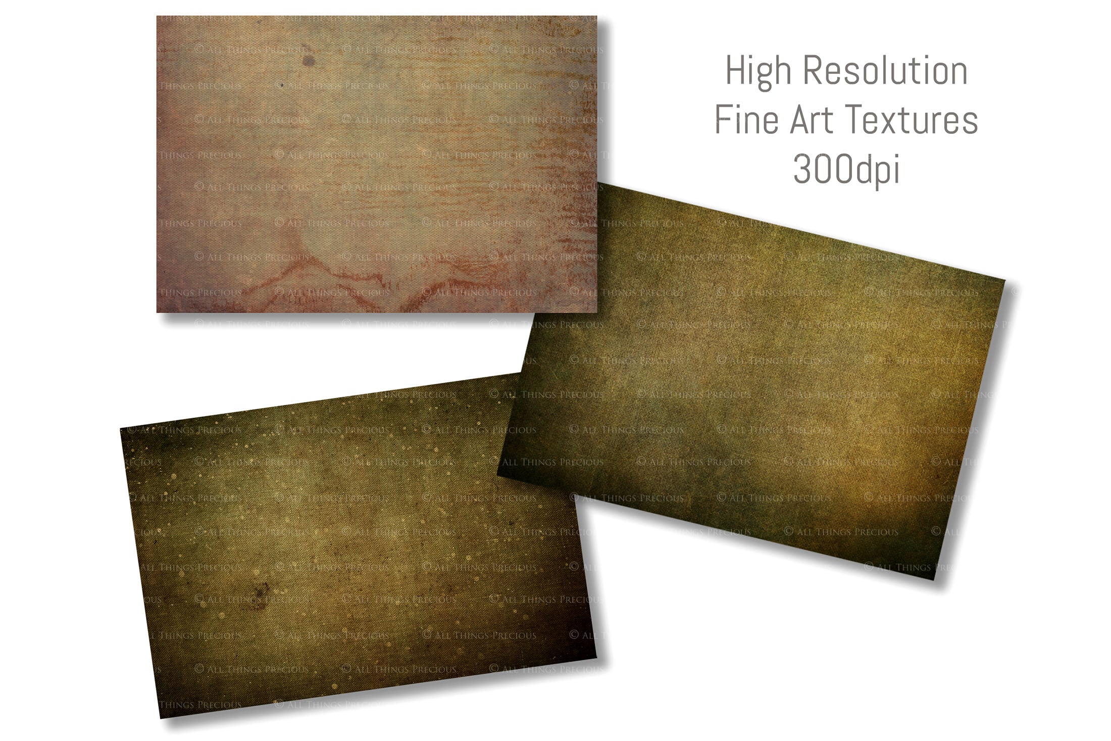 Fine Art Textures for photographers and digital editing. Photo Overlays. Antique, Vintage, Grunge, Light, Dark Variety Bundle.  Textured printable Canvas, Colour, Monochrome, Bundle. High resolution, 300dpi Graphic Assets for photography, digital scrapbooking and design. By ATP Textures