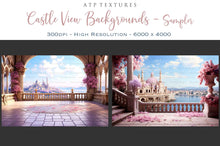Load image into Gallery viewer, AI Digital - 24 CASTLE VIEW BACKGROUNDS - Set 3
